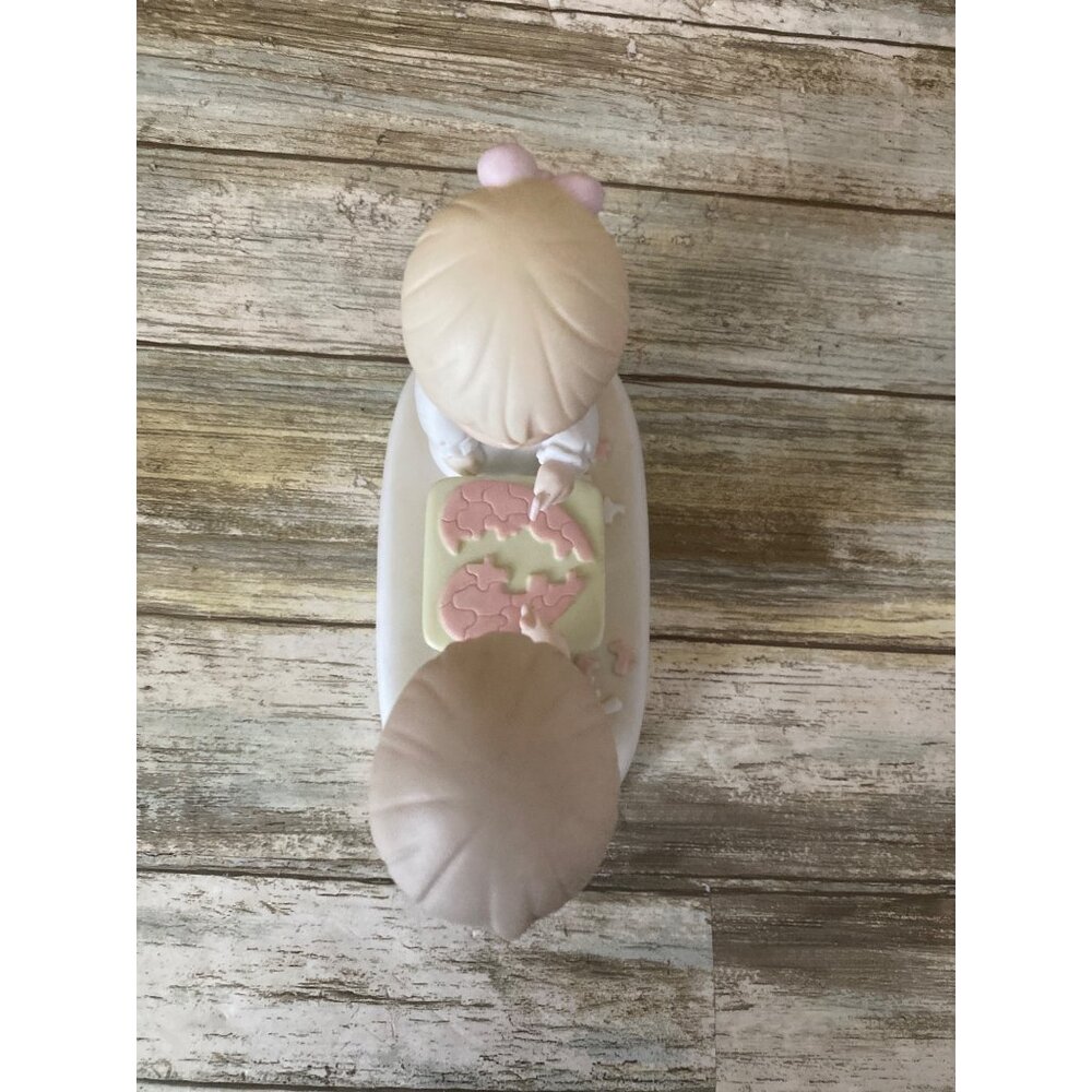 Precious Moments #525928 Let’s Put the Pieces Together 1997 Signed by Sam B - Picture 6 of 9